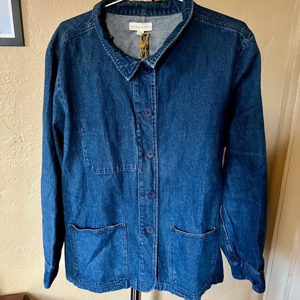 Denim chore jacket
